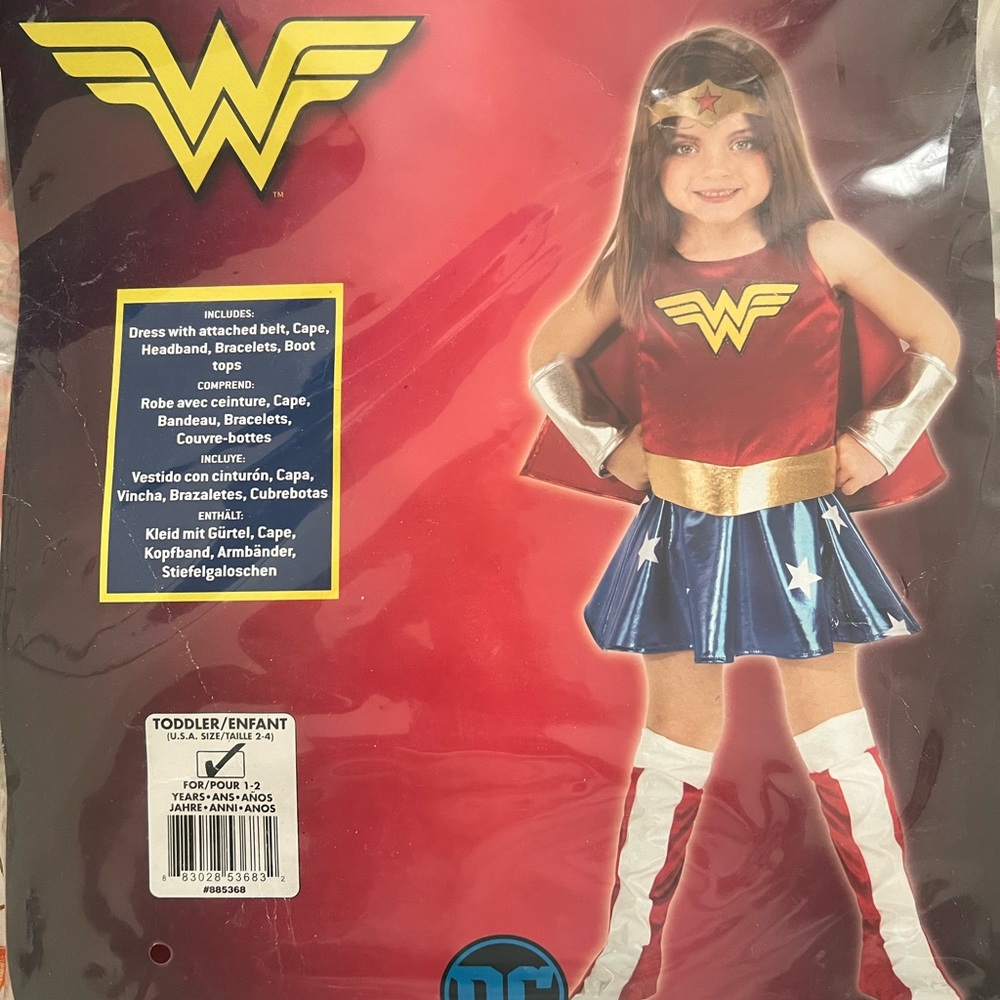Baby toddler superwoman costume